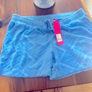 NWT Pulitzer terry cloth shorts - have matching top as well Size Large
